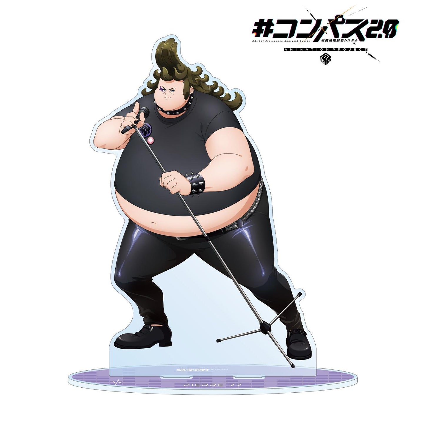 #COMPASS 2.0 戰鬥摂理解析系統_新繪插畫 皮埃爾77世 搖滾樂隊ver. 超大亞克力立牌