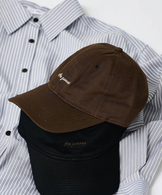 【THE PAUSE】棉質刺繡棒球帽