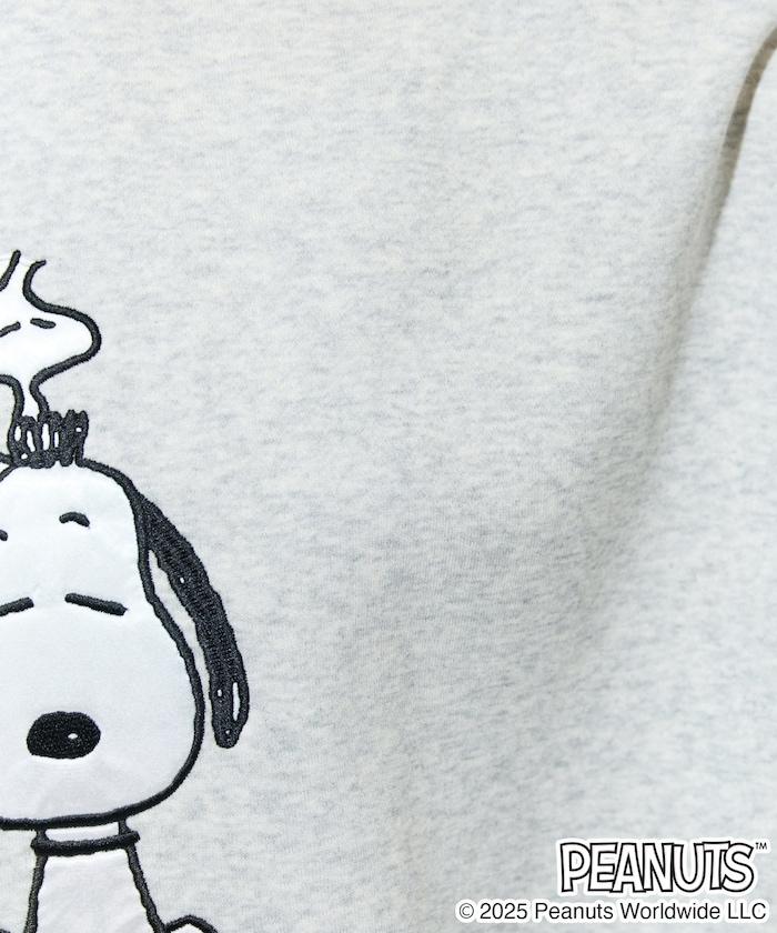《史努比》緞面刺繡衛衣