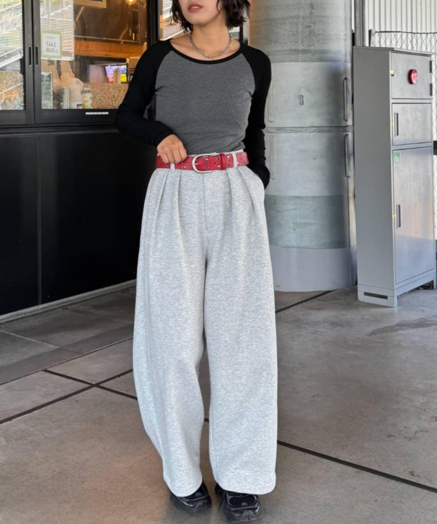 【UNISEX】鉚釘腰帶