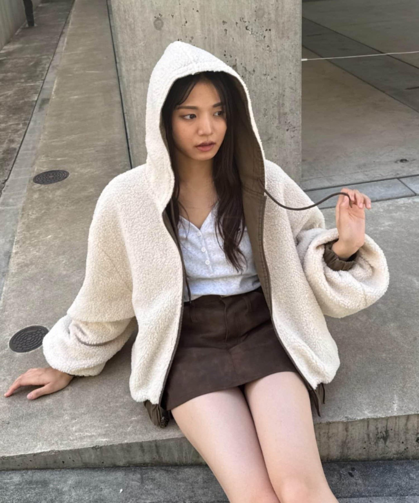 寬鬆連帽衛衣