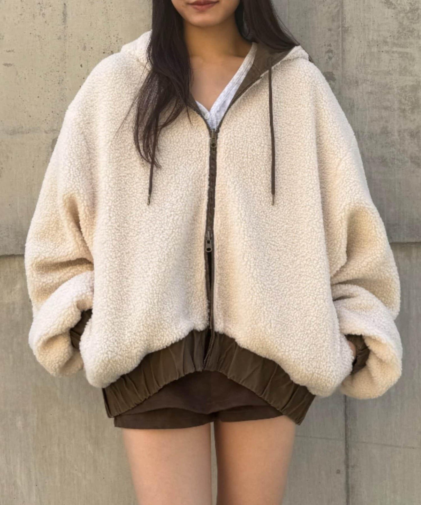 寬鬆連帽衛衣