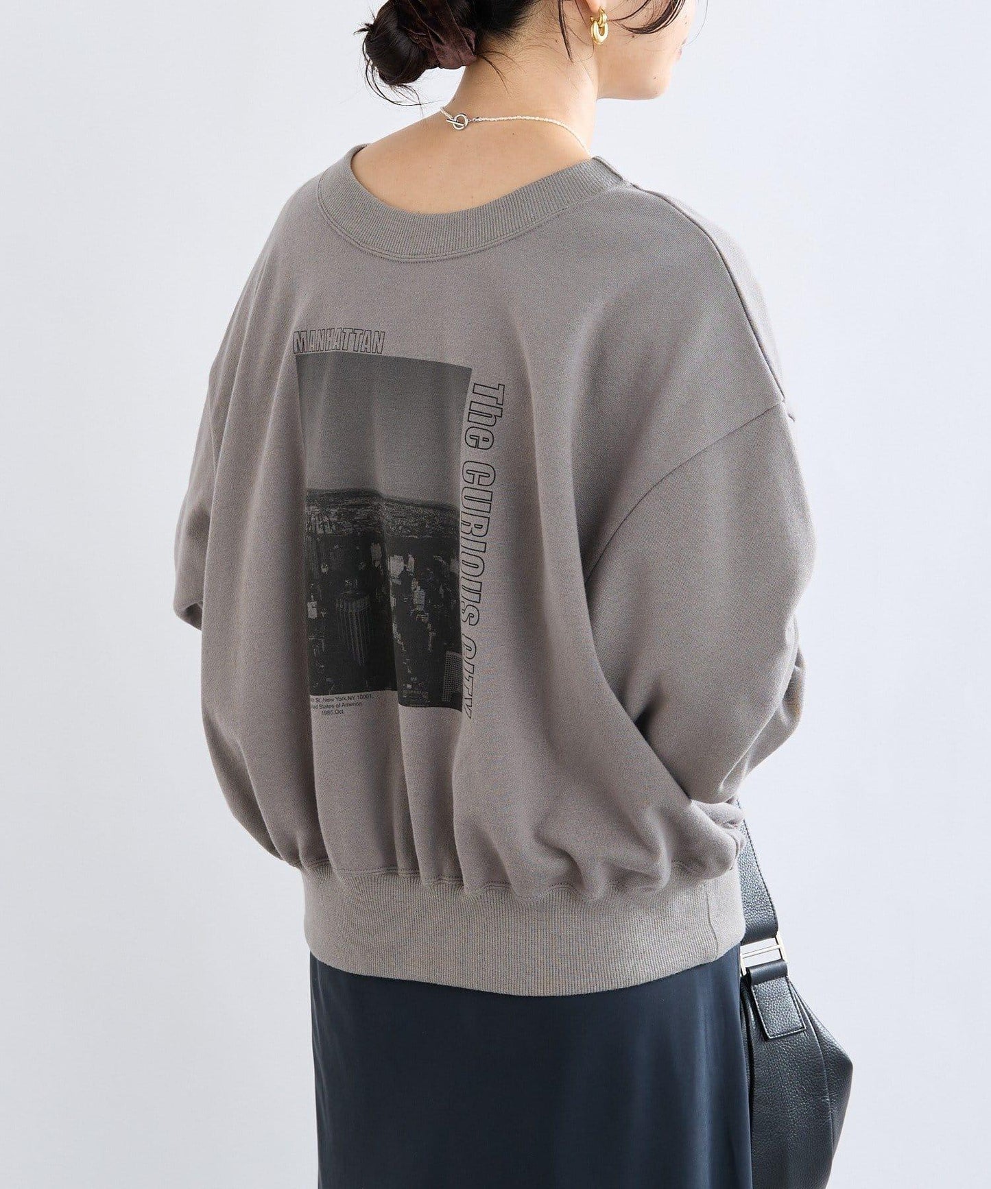 【大人休閒風】2way照片印花衛衣