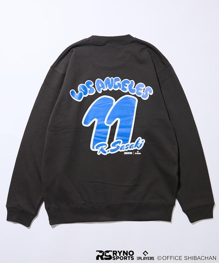 SKATER JOHN × RYNO SPORTS × MLB PLAYERS 佐佐木 11 背面印花衛衣