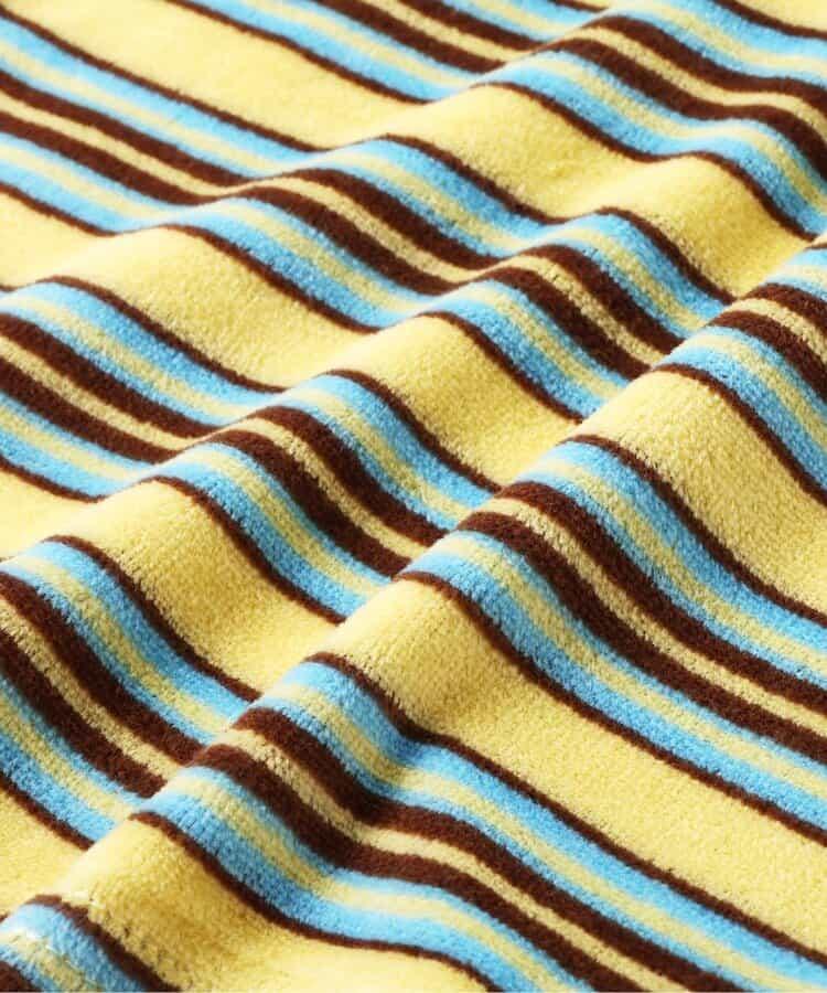 天鵝絨條紋長袖T恤