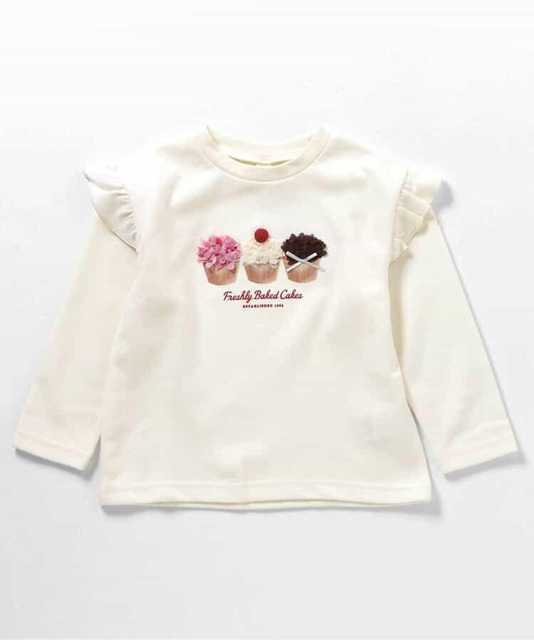 女孩圖案衛衣風格T恤