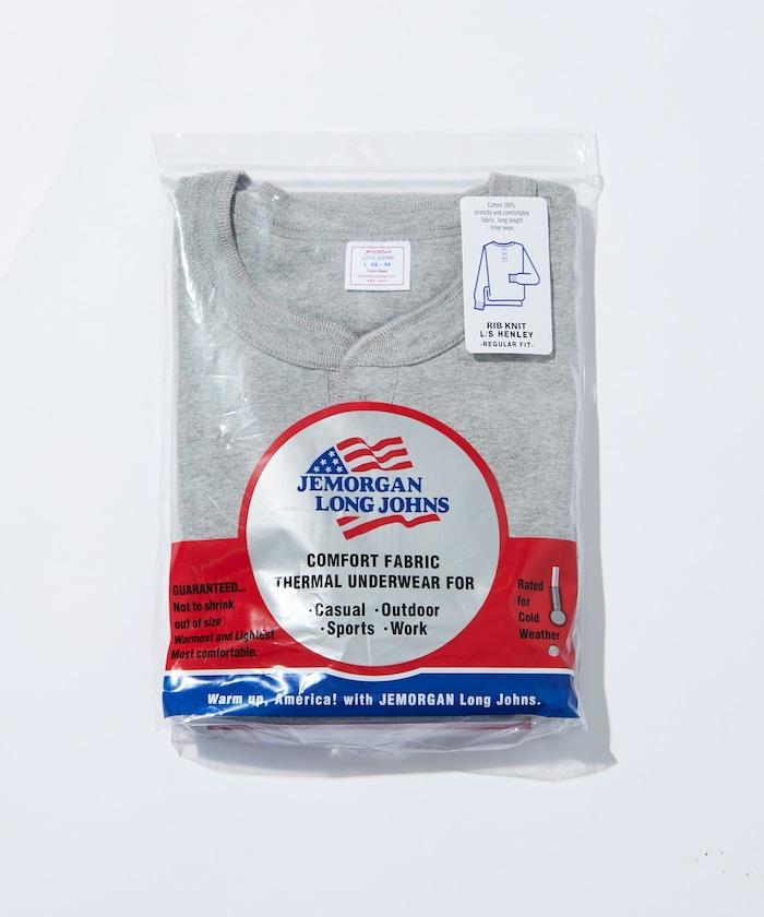 羅紋亨利領長袖套裝T恤