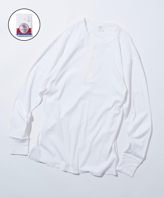 羅紋亨利領長袖套裝T恤