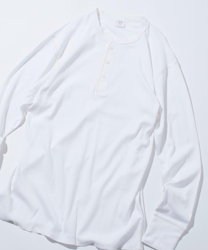 羅紋亨利領長袖套裝T恤