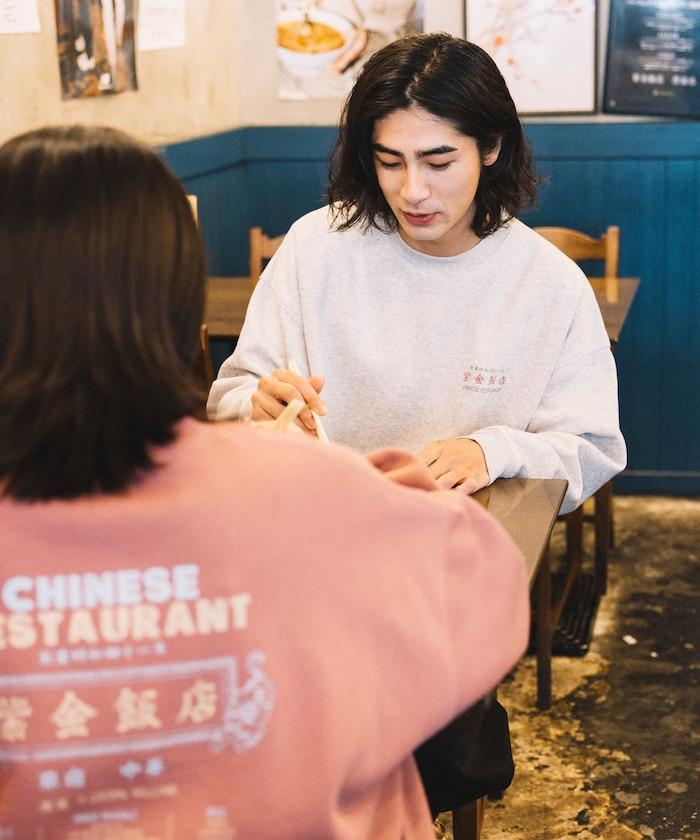 紫金飯店×FREAK'S STORE 聯名款 寬鬆版型 背部印花 圓領衛衣 / 中式設計 【限量】