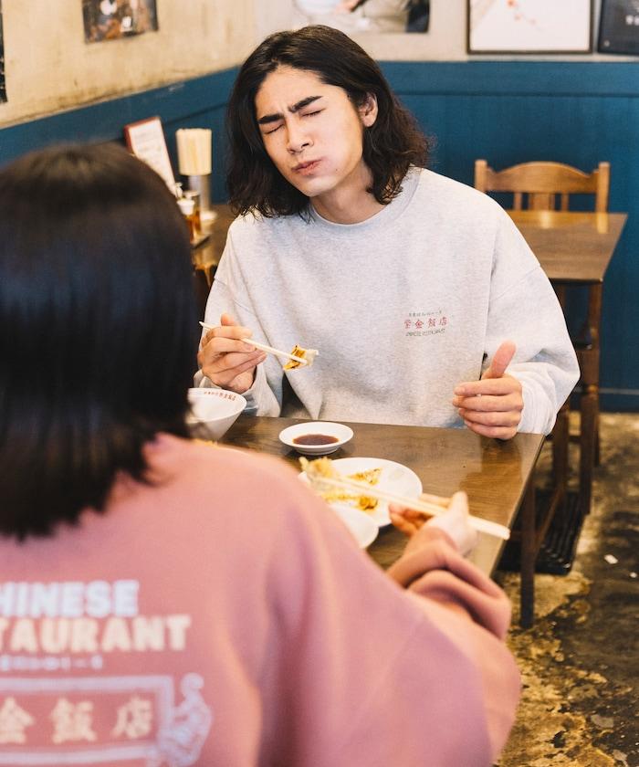 紫金飯店×FREAK'S STORE 聯名款 寬鬆版型 背部印花 圓領衛衣 / 中式設計 【限量】