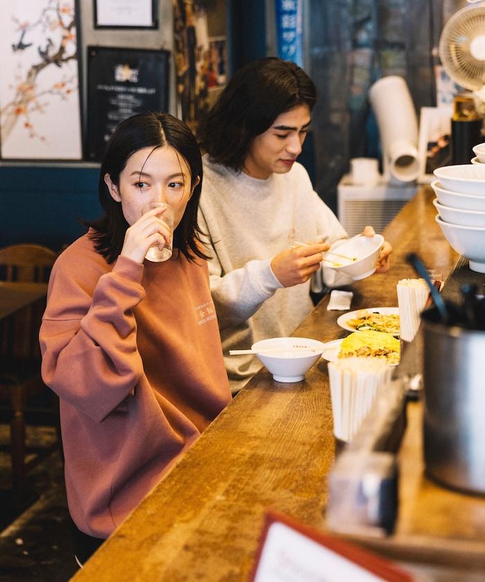 紫金飯店×FREAK'S STORE 聯名款 寬鬆版型 背部印花 圓領衛衣 / 中式設計 【限量】