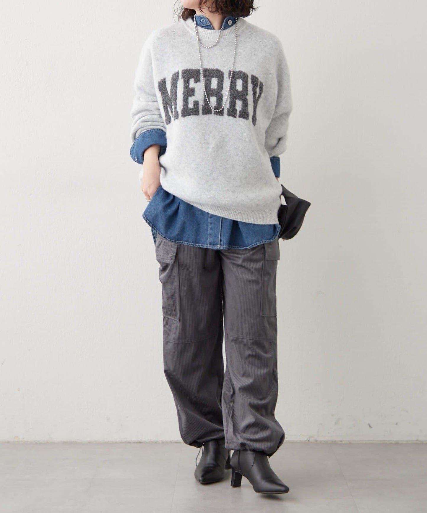 【RMAF】煤黑色工裝褲