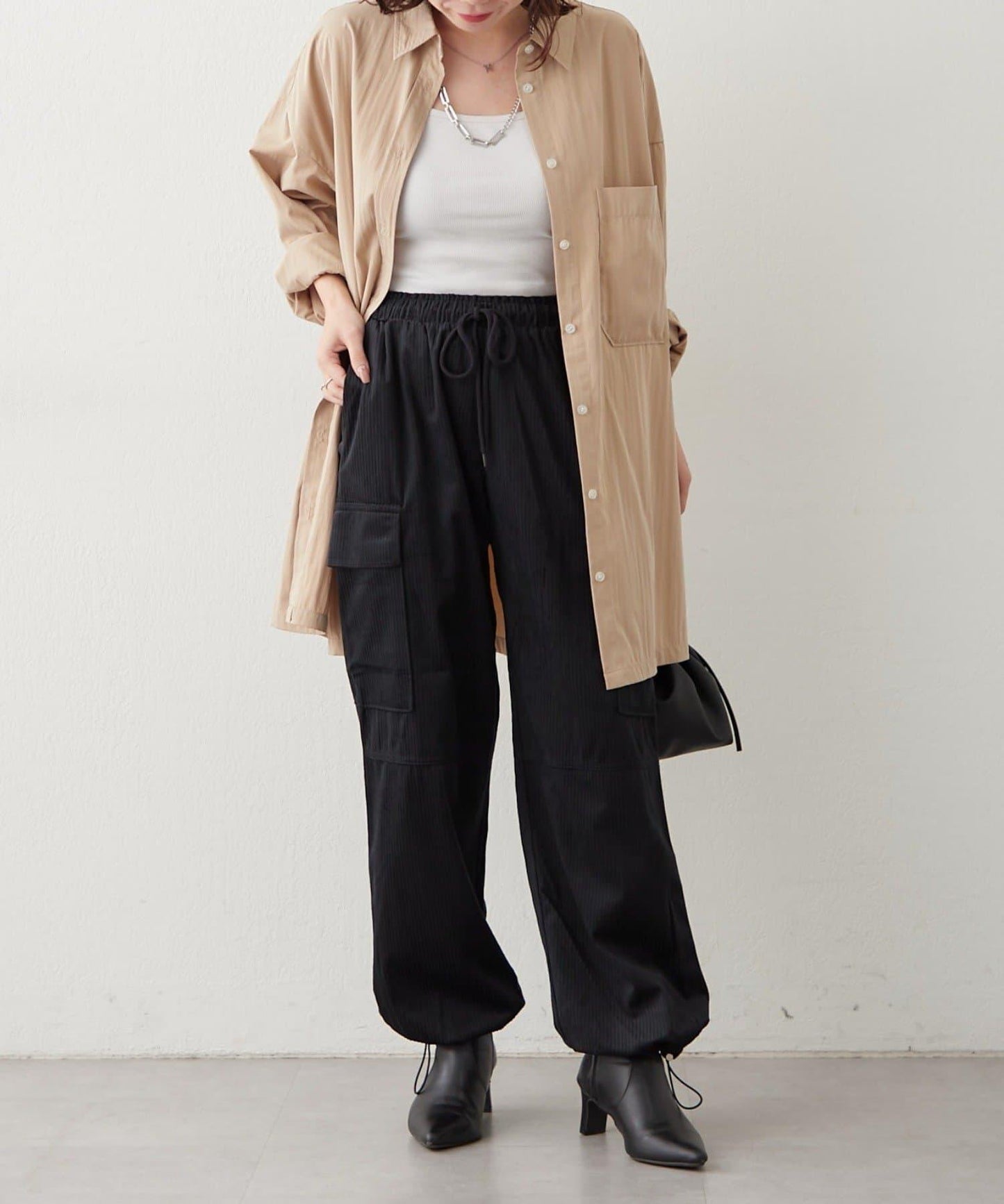 【RMAF】煤黑色工裝褲