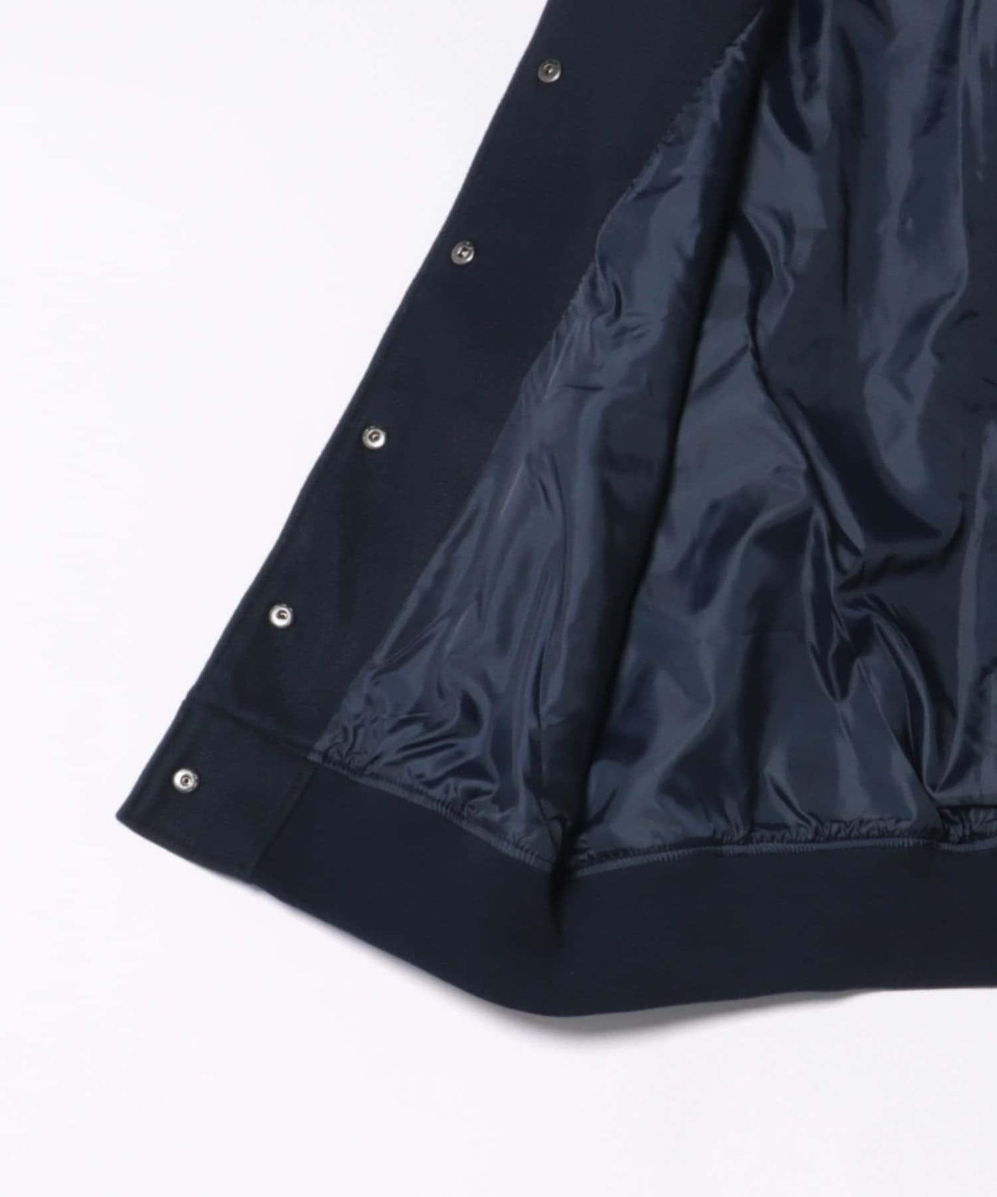 秋季混搭造型定番【RMAF】背部標誌拼色棒球夾克