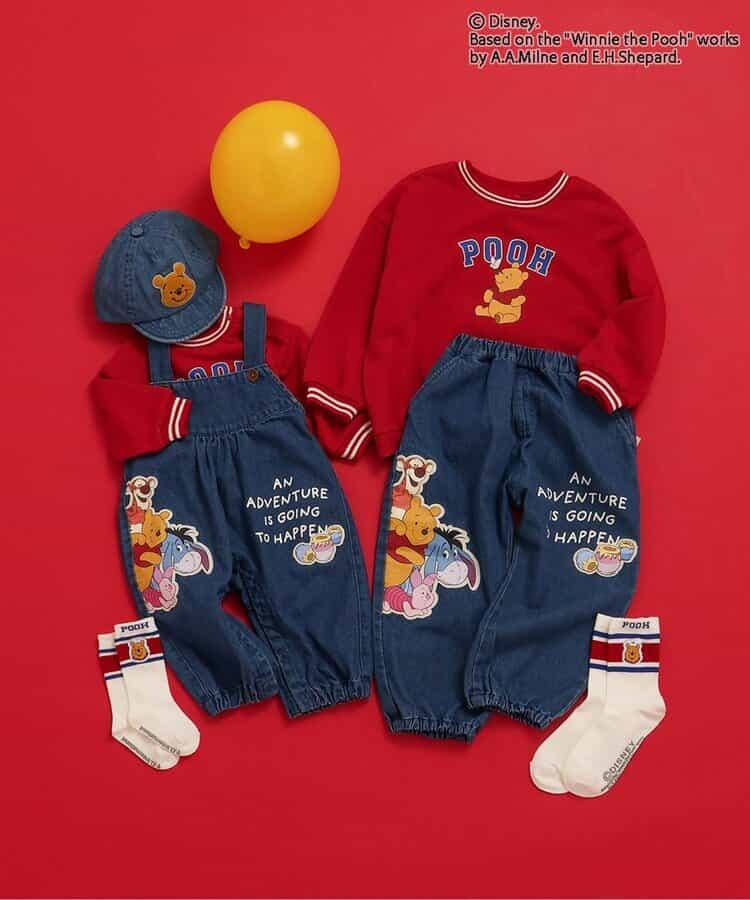 迪士尼角色 小熊維尼 嬰兒高筒襪