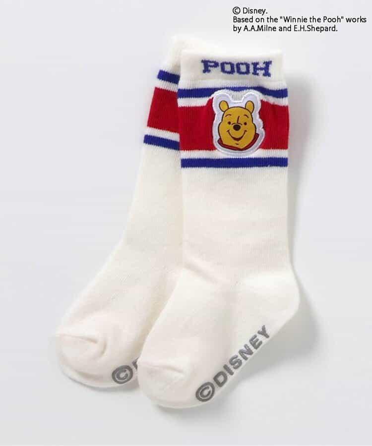 迪士尼角色 小熊維尼 嬰兒高筒襪