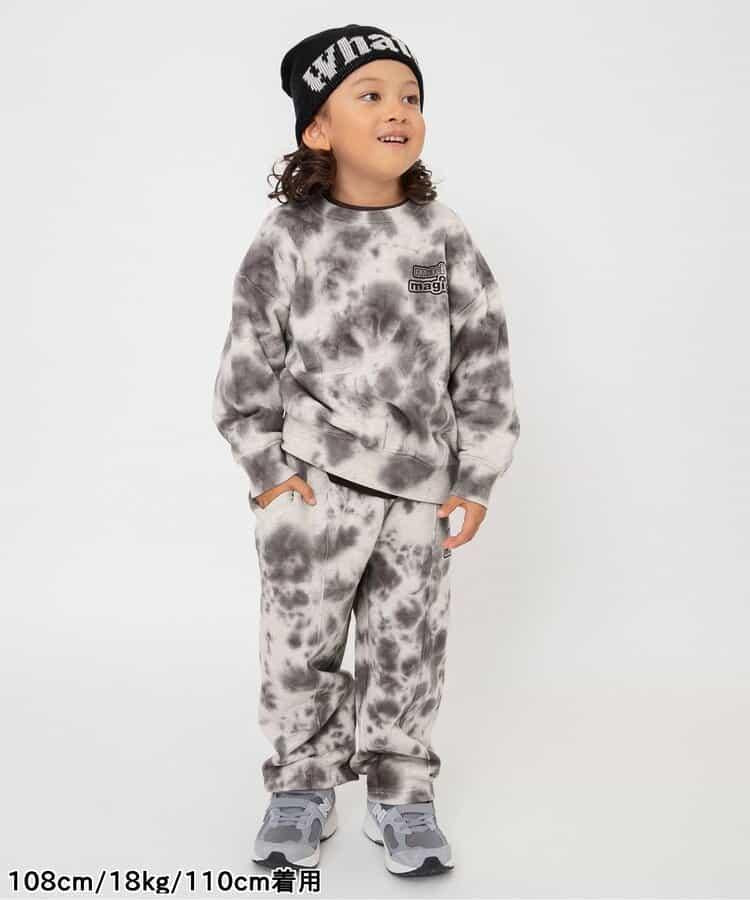 扎染針織長褲(可成套搭配) 十分褲