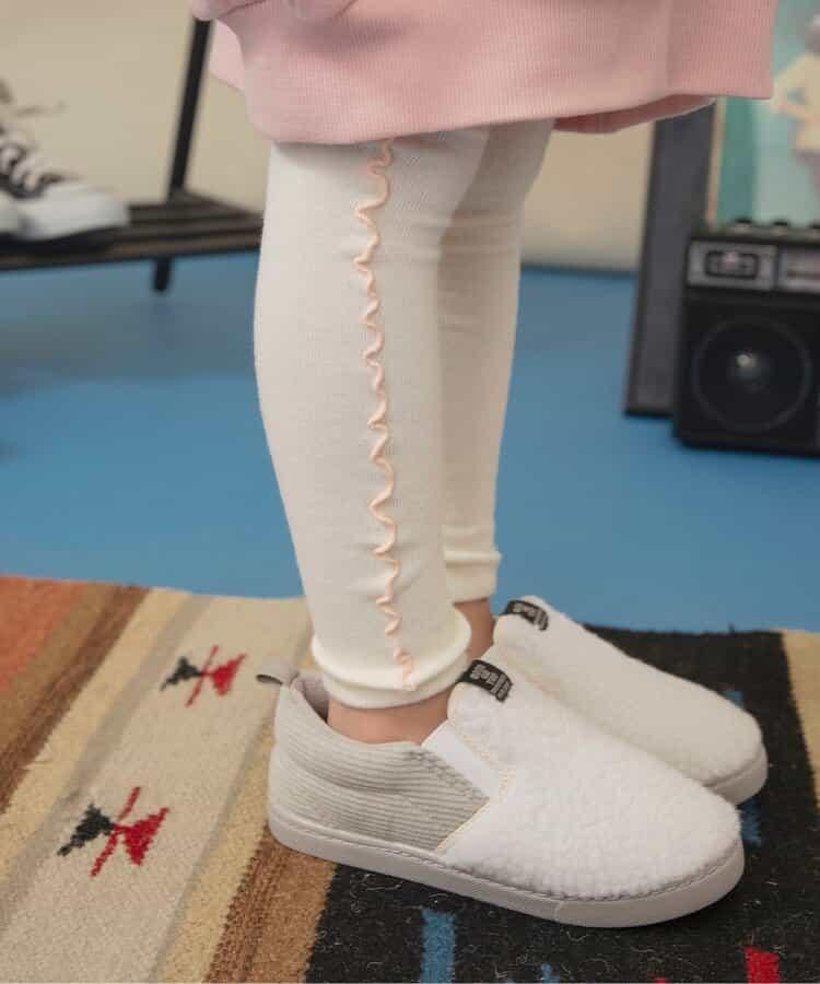 側邊波浪邊打底褲