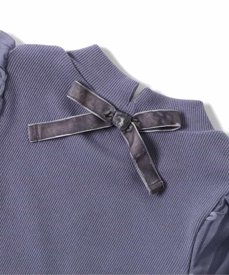 蝴蝶結袖上衣