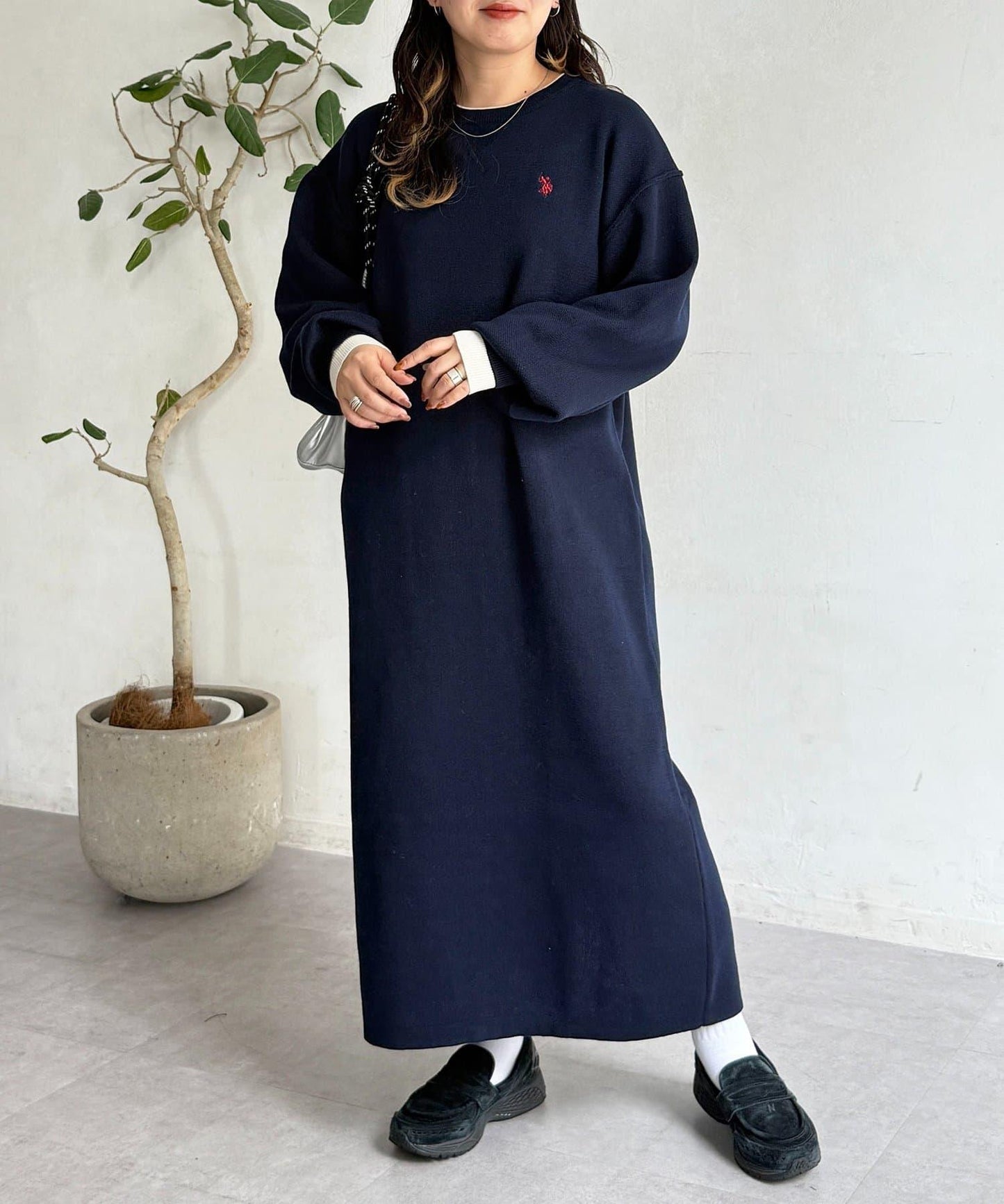 【U.S. POLO ASSN.】假兩件連衣裙