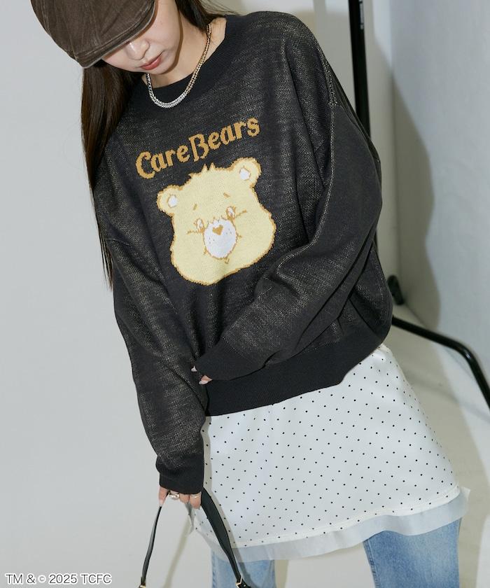 CareBears(TM)/ケアベア(TM) 臉部提花針織衫