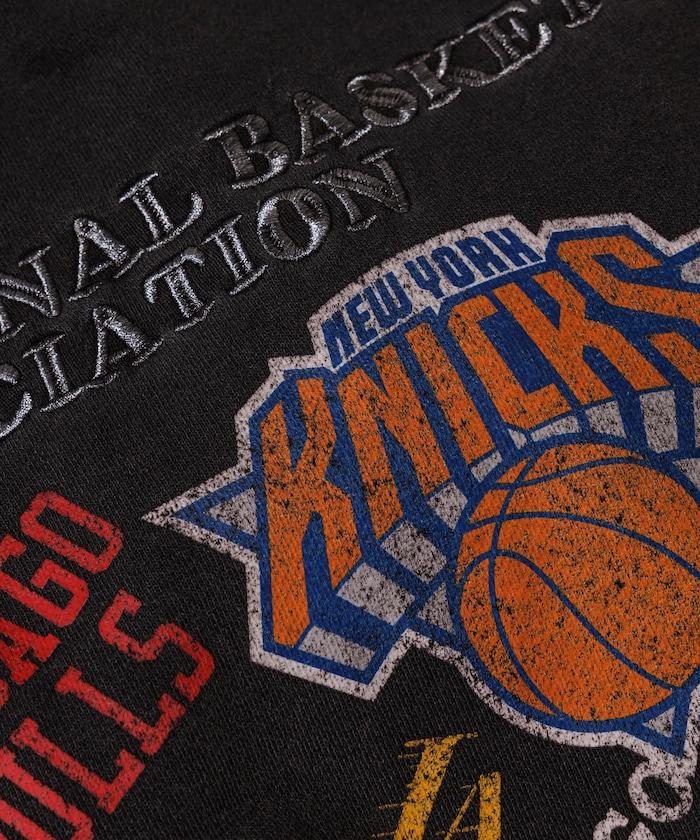 NBA特別款隨機球隊背部印花圓領衛衣