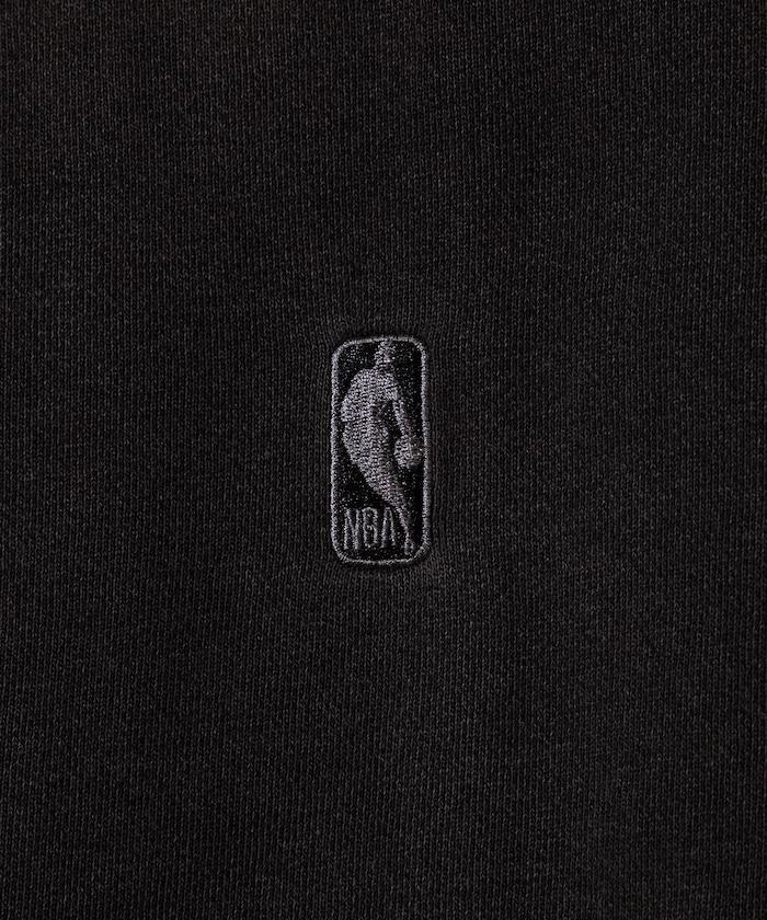 NBA球隊標誌貼布後背印花圓領衛衣