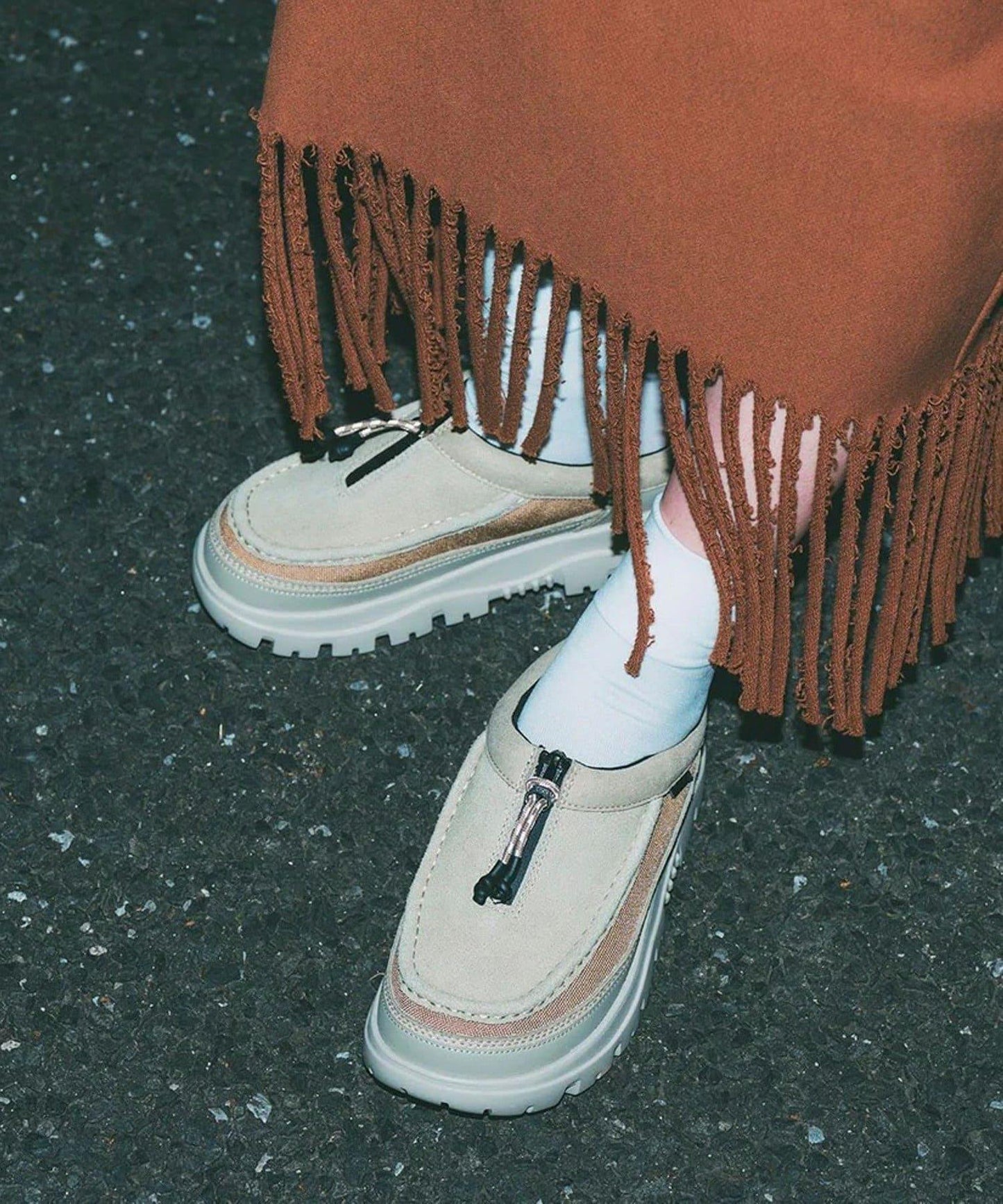 【SHAKA】拉鍊莫卡辛穆勒鞋 ZIP MOCCASIN MULE EX