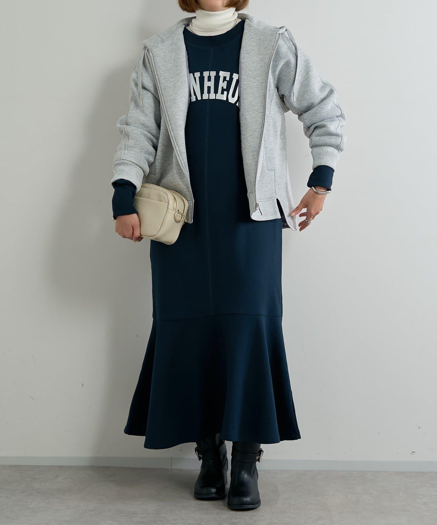 大人休閒風格◎仿麂皮拼接中棉連帽夾克