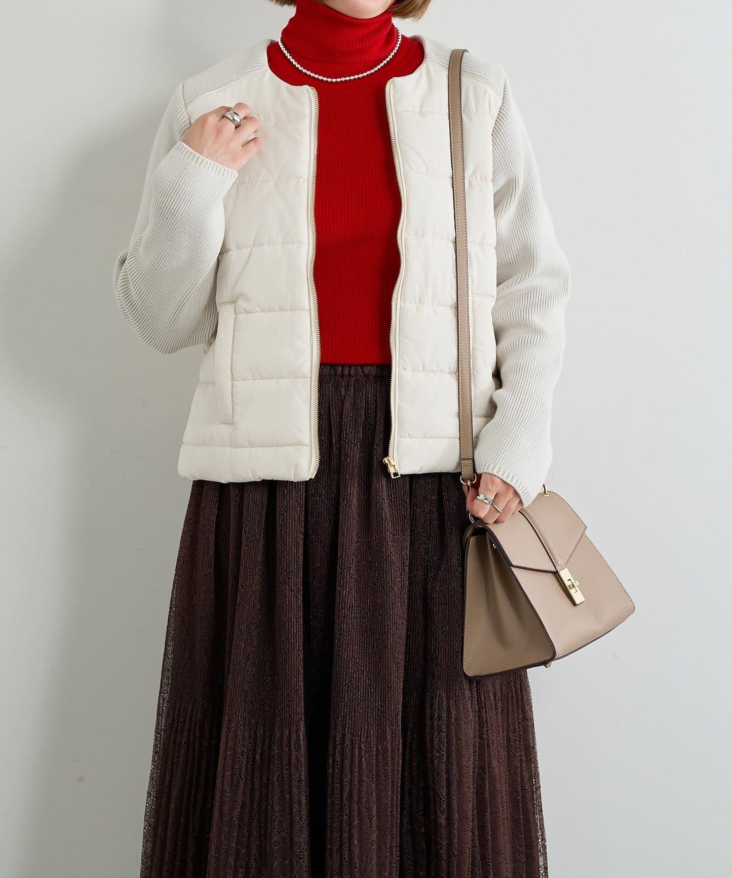 日常百搭羅紋高領衫