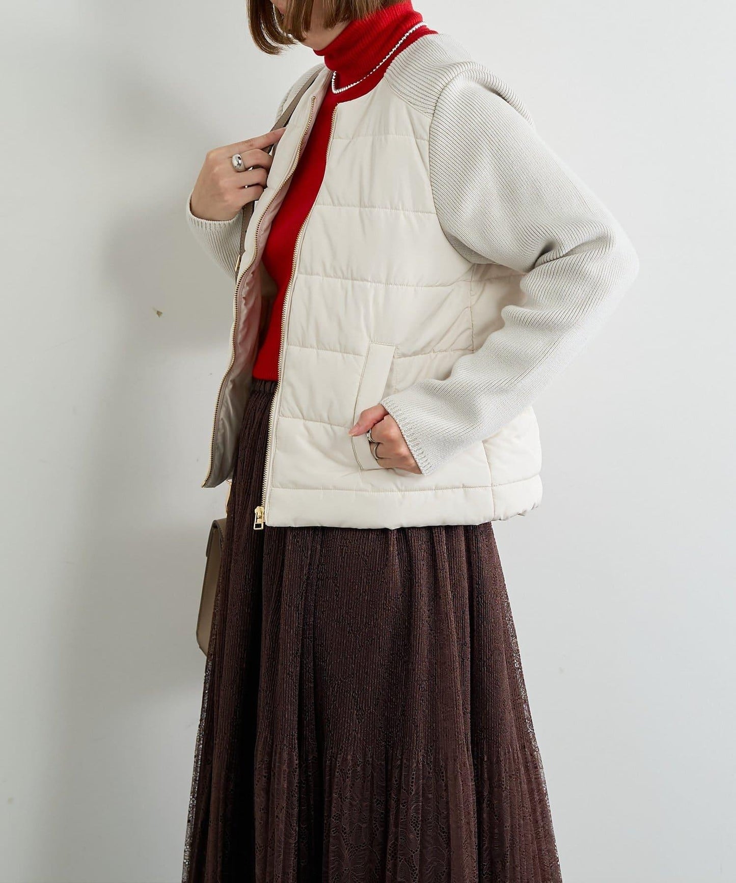 日常百搭羅紋高領衫