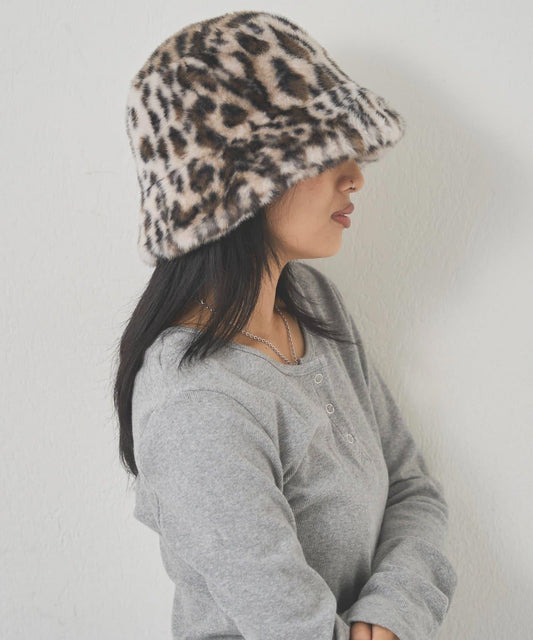 動物毛絨漁夫帽