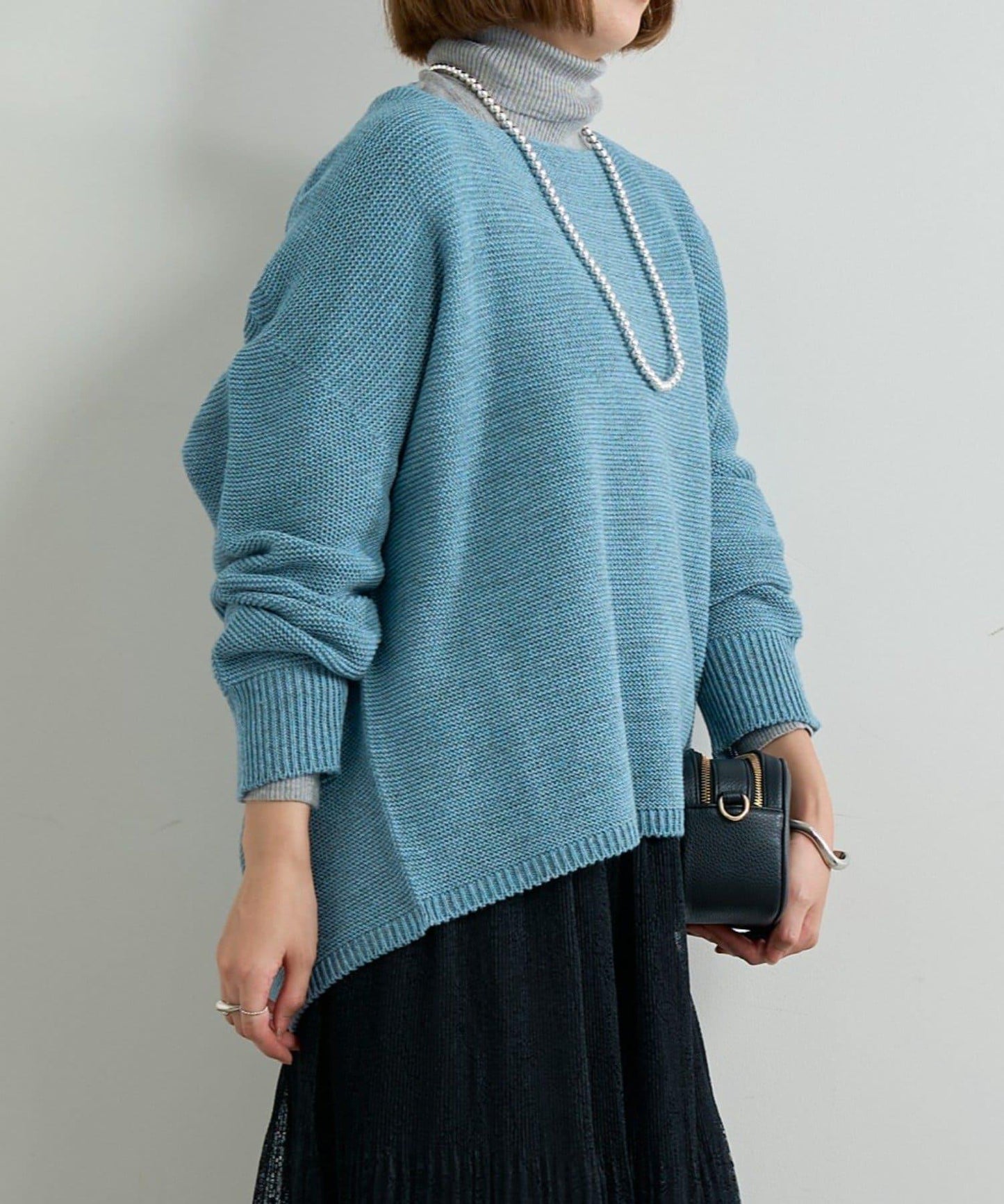 日常百搭羅紋高領衫