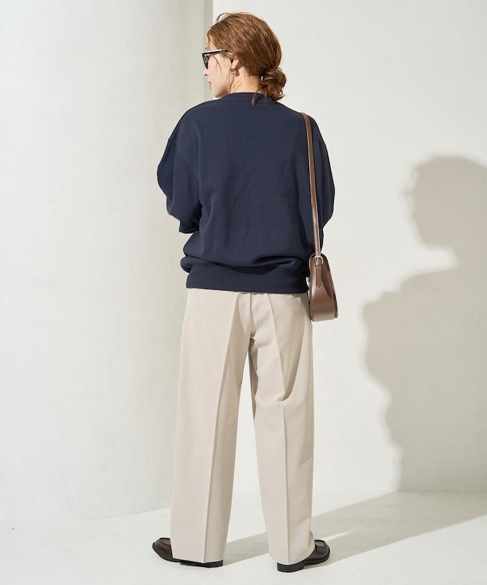 褶皺直筒褲(西裝褲)