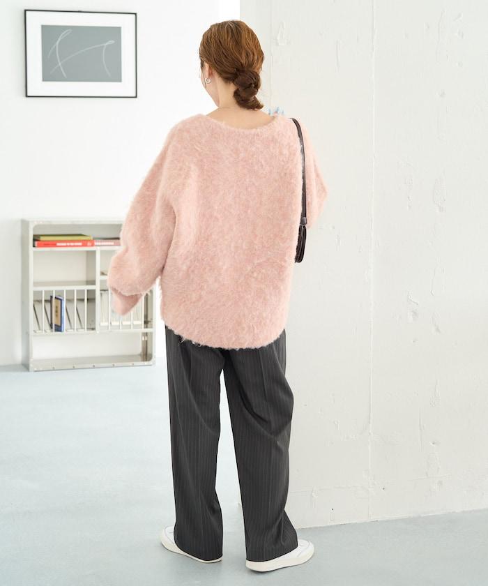 褶皺直筒褲(西裝褲)