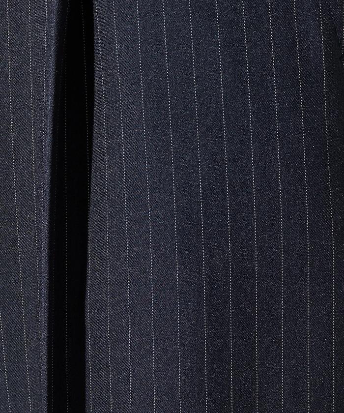 褶皺直筒褲(西裝褲)