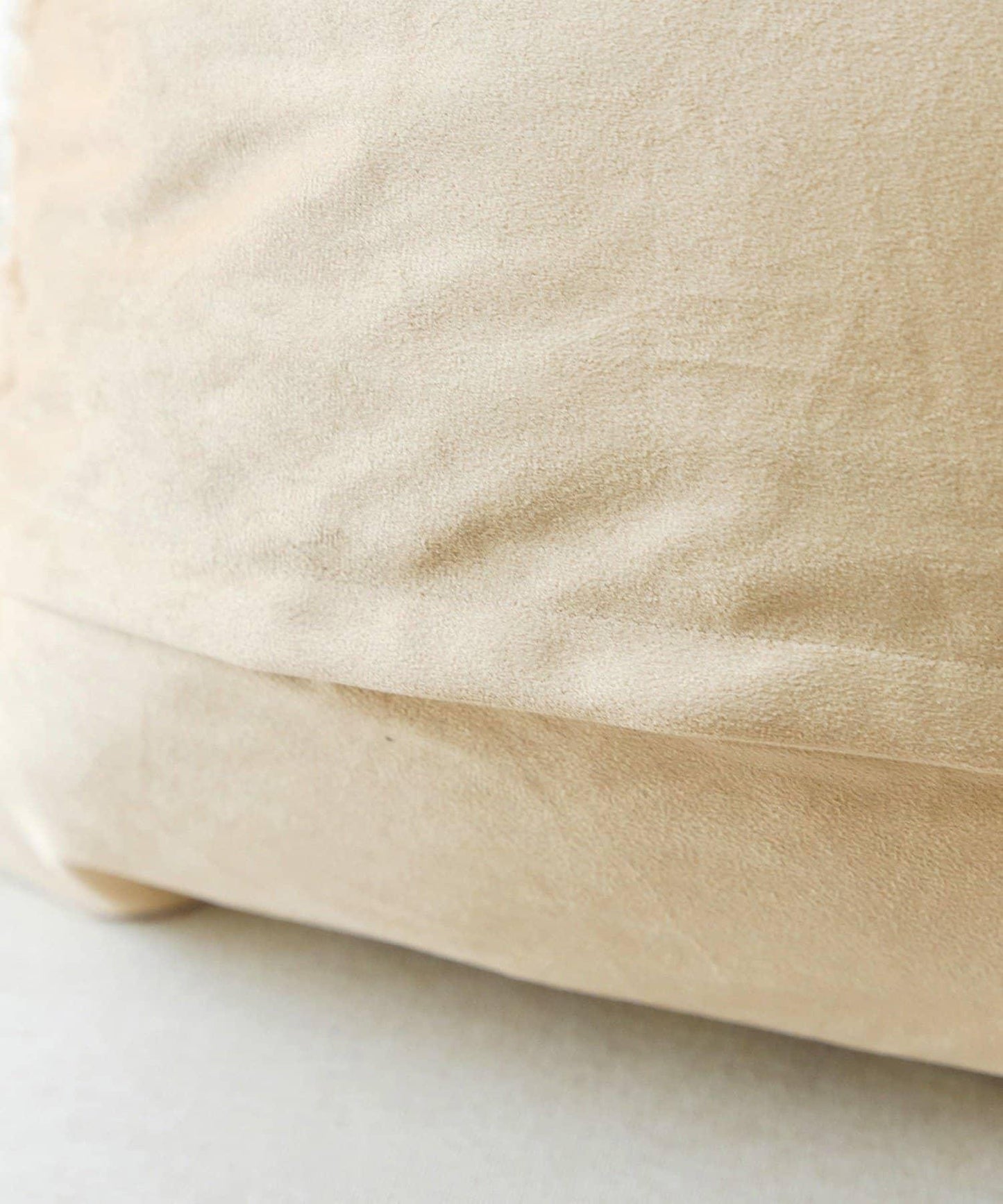 ボリュームボアクッションカバー:45×45cm/チェックとモコモコ