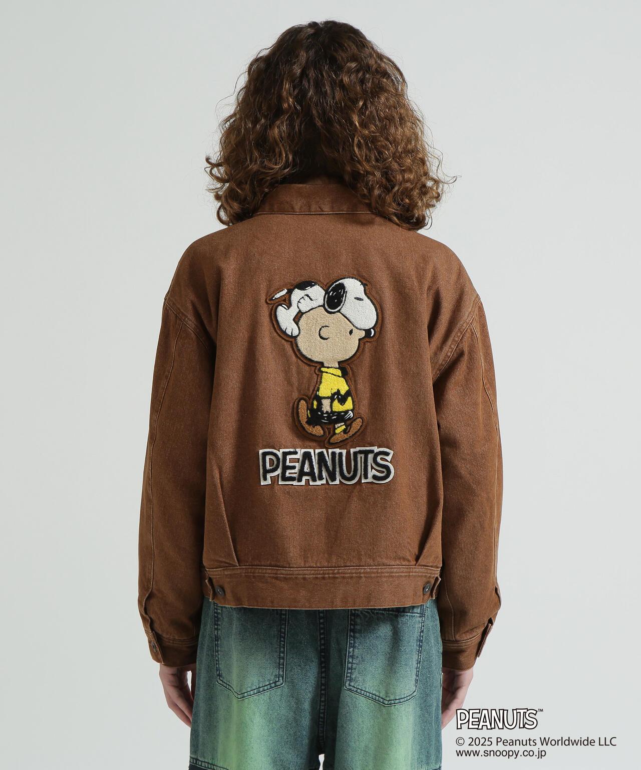 《AVIREX × 《PEANUTS》牛仔工裝夾克 / 牛仔工裝夾克 / 史努比 / AVIREX