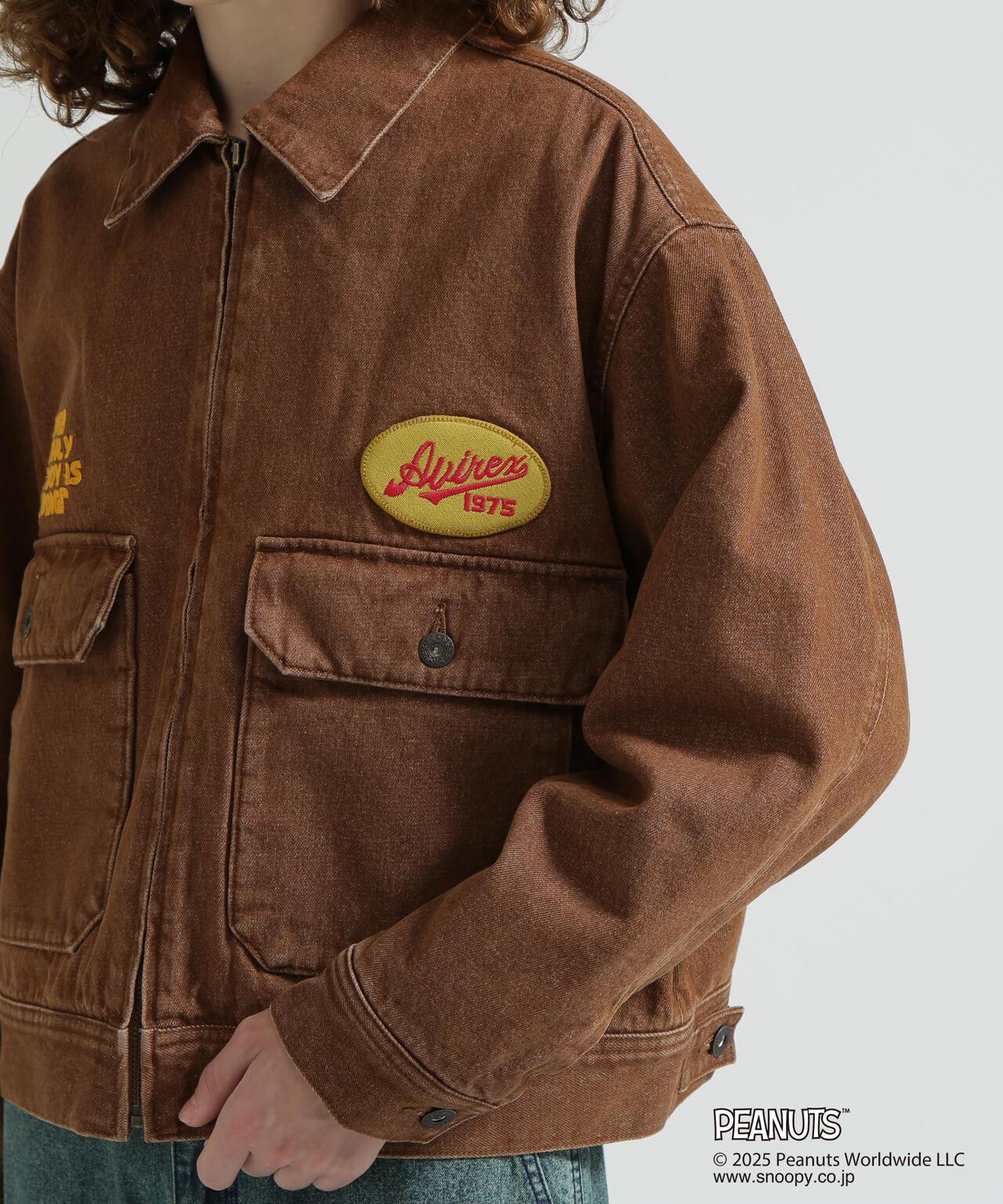 《AVIREX × 《PEANUTS》牛仔工裝夾克 / 牛仔工裝夾克 / 史努比 / AVIREX