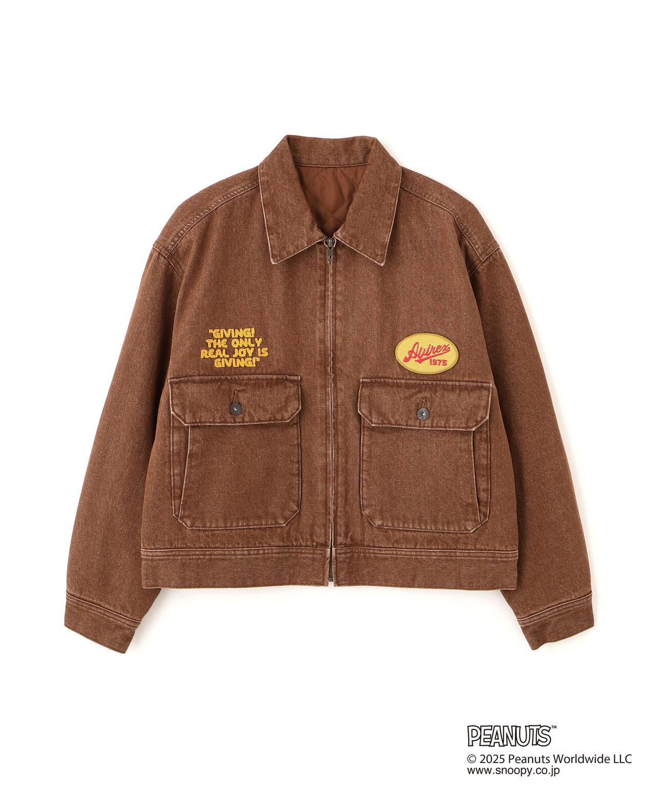 《AVIREX × 《PEANUTS》牛仔工裝夾克 / 牛仔工裝夾克 / 史努比 / AVIREX