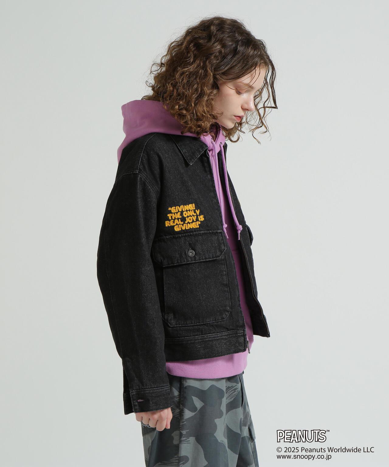 《AVIREX × 《PEANUTS》牛仔工裝夾克 / 牛仔工裝夾克 / 史努比 / AVIREX
