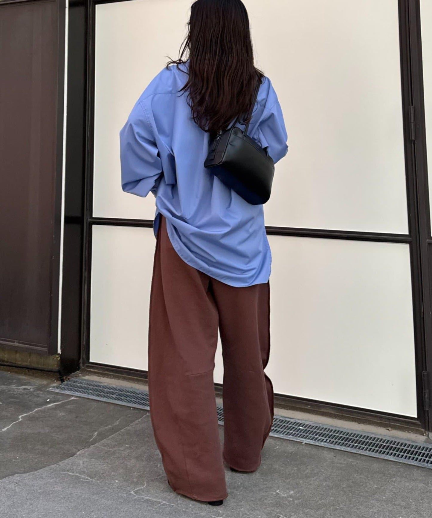 單點標誌刺繡衛褲