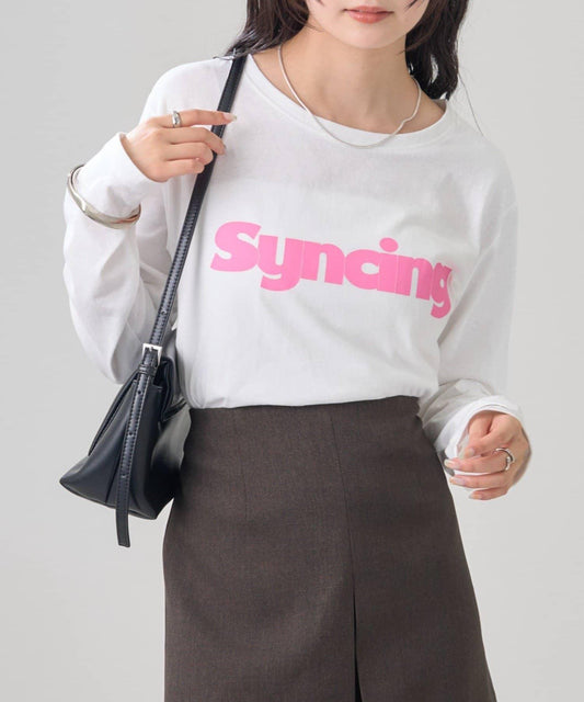 標誌印花長袖T恤