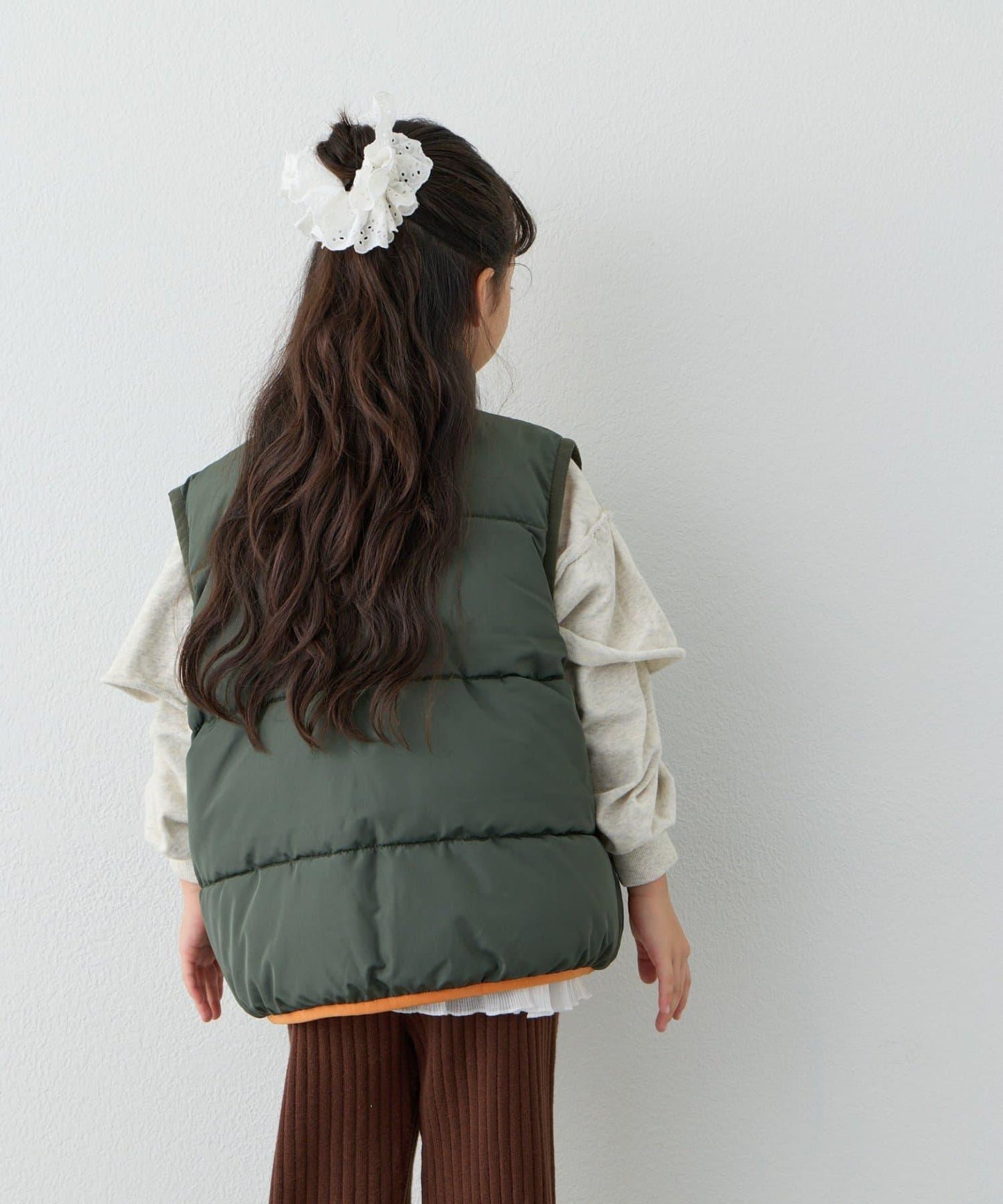 【KIDS】【FOX×TYPY】可雙面穿拼色抓絨加棉馬甲