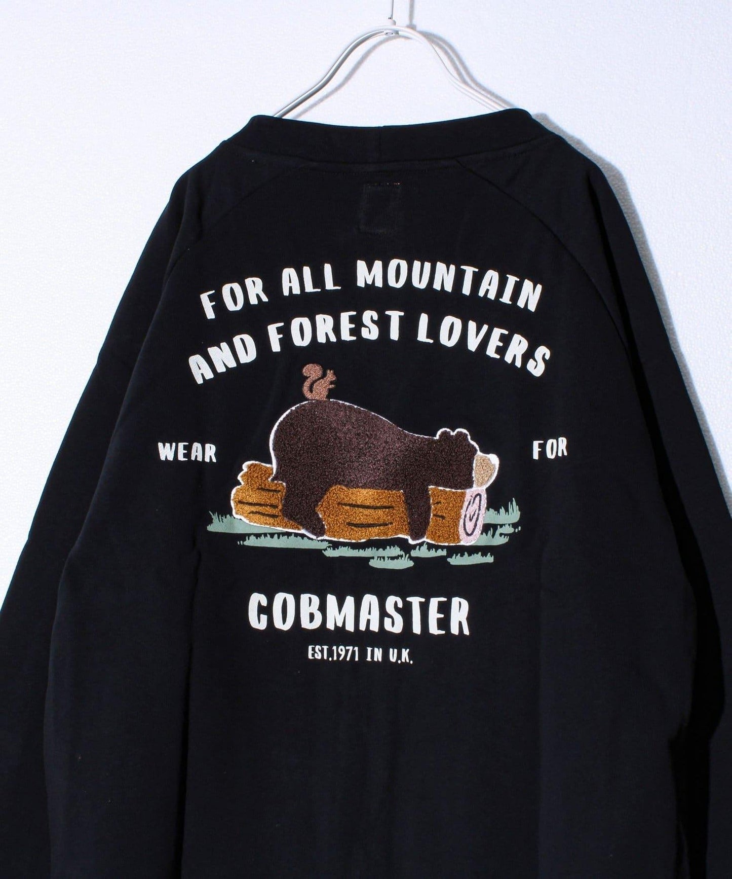 【COBMASTER/コブマスター】衛衣面料 刺繡×印花 開衫