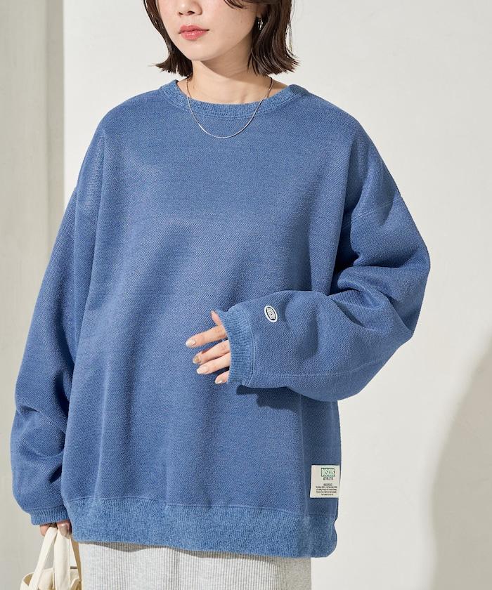 インレー 裡 シャギー ボンディング 配色 プルオーバー【限定展開】 翻譯結果: 夾層內裡絨毛拼接配色套頭衫【限量】