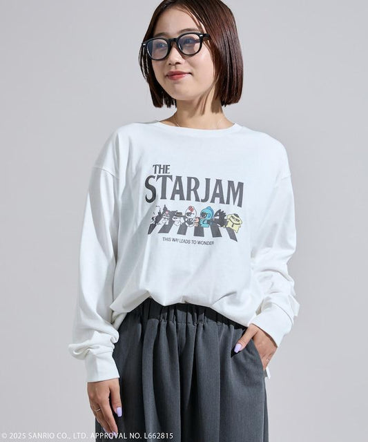 《三麗歐》CROSS WALK印花長袖T恤