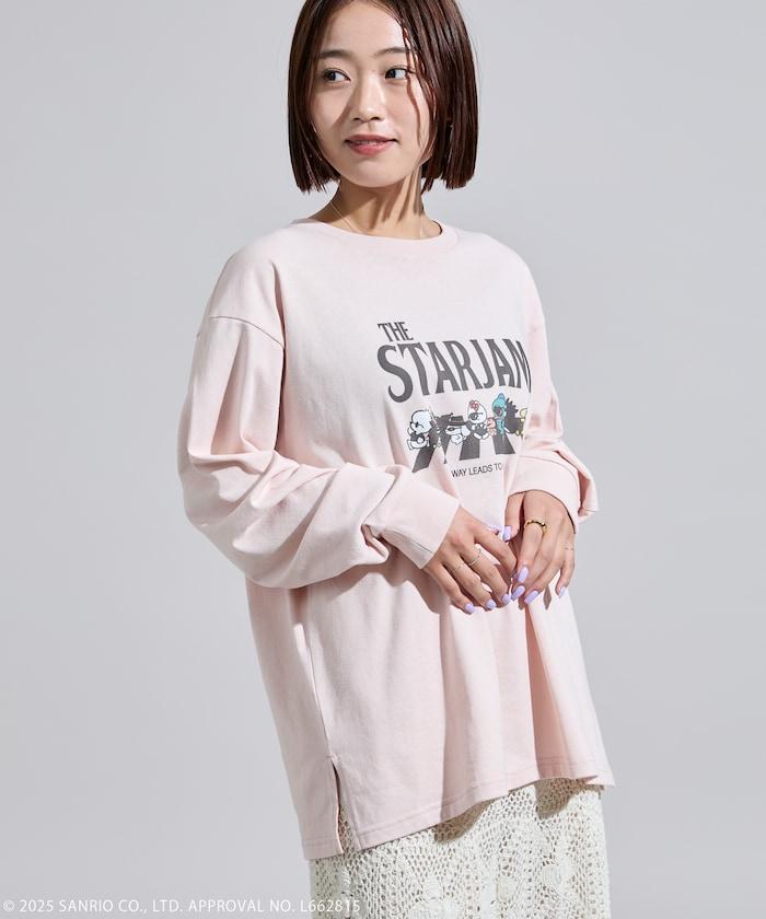 《三麗歐》CROSS WALK印花長袖T恤