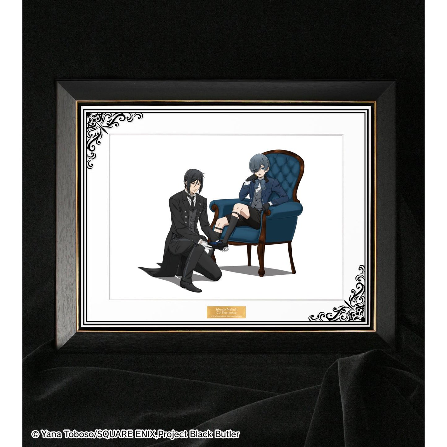 《黑執事》 -寄宿學校篇- 新繪製 塞巴斯蒂安&夏爾 角色精美畫作覆膜